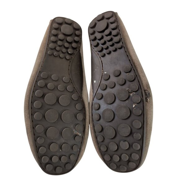 Florsheim Denison Driver Loafer Mens 12 Tan Suede Slip On Classic Casual - Picture 8 of 10